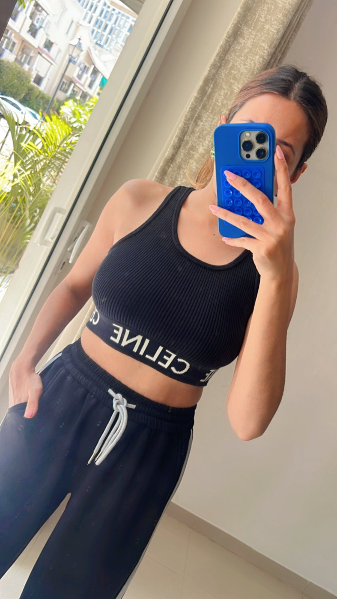 Ribbed crop top