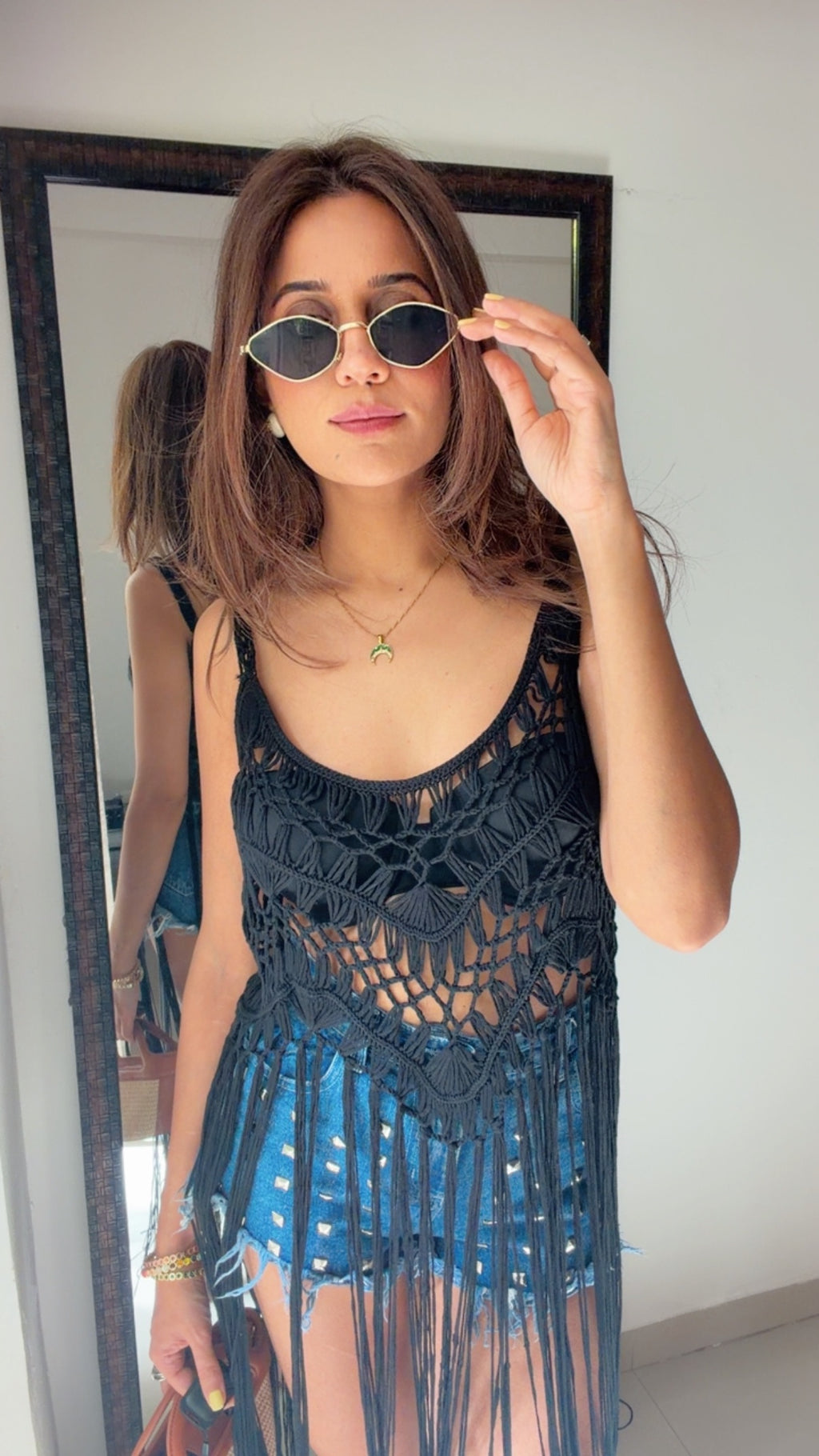 Fringe Crochet Cover Up