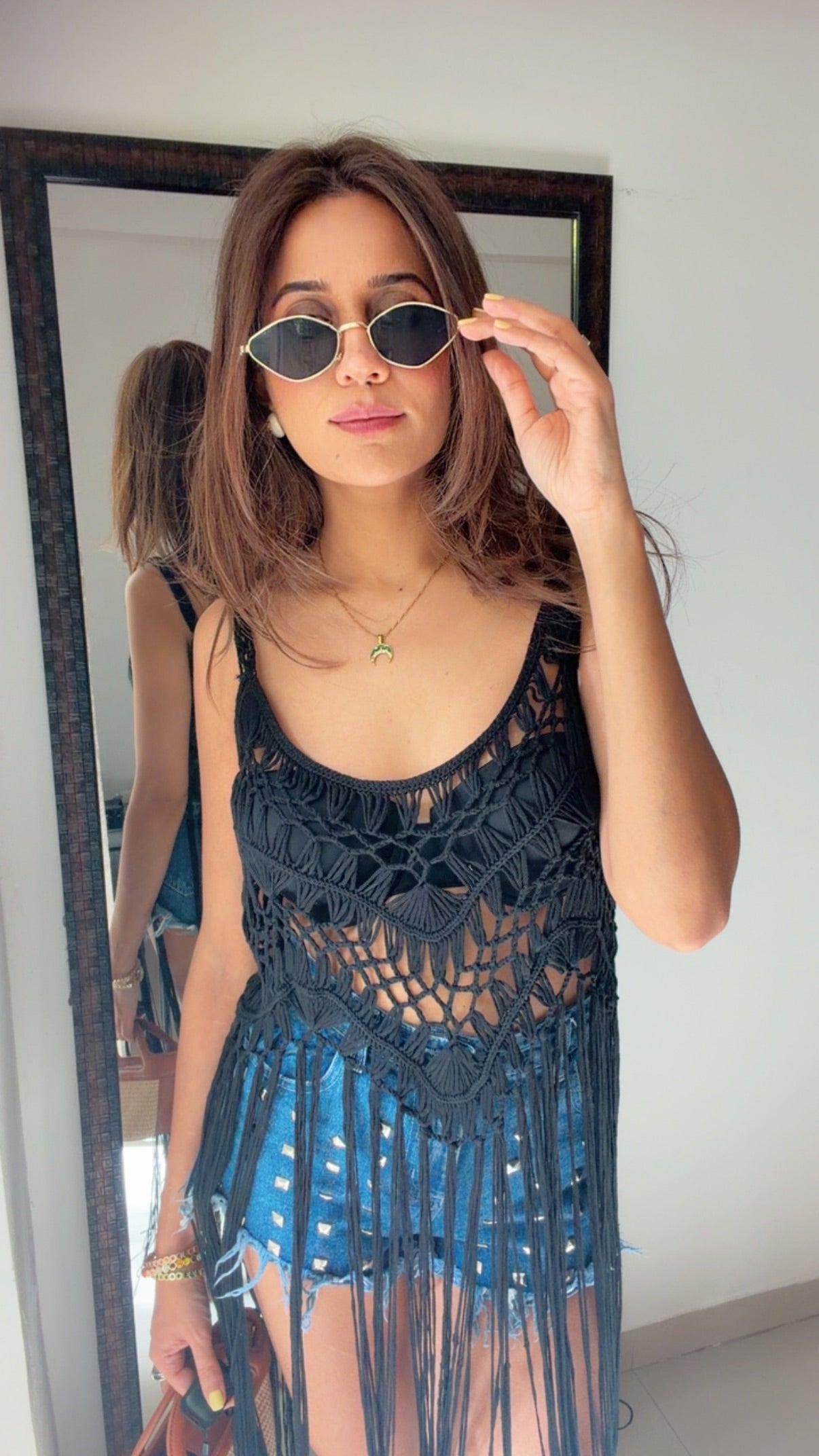 Fringe Crochet Cover Up