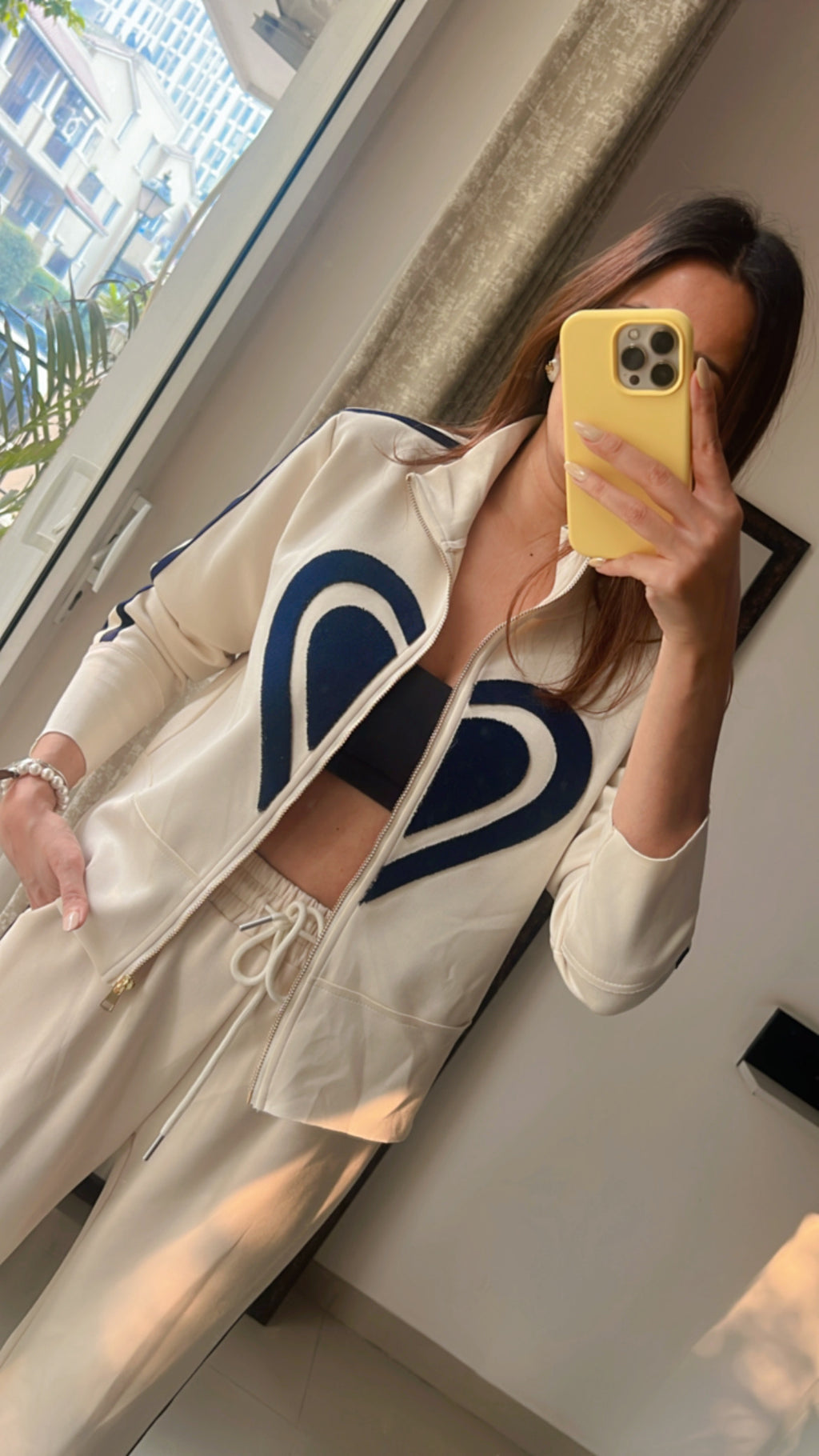 Heart Striped Fall Lounge Set