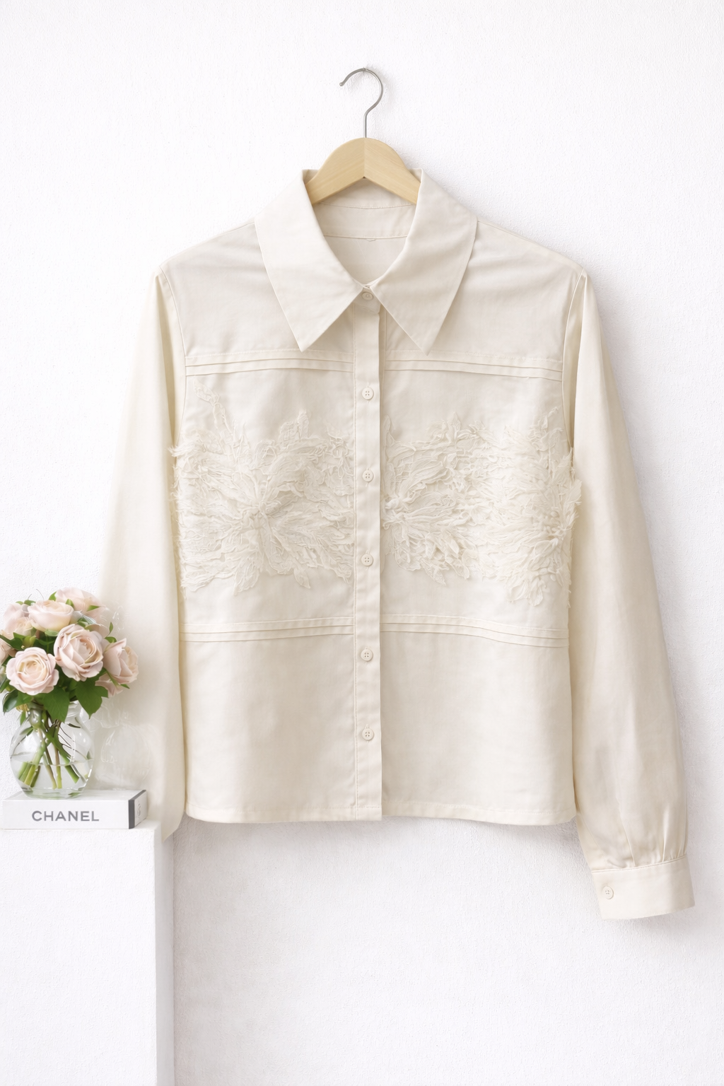 Embroidered Poplin Shirt