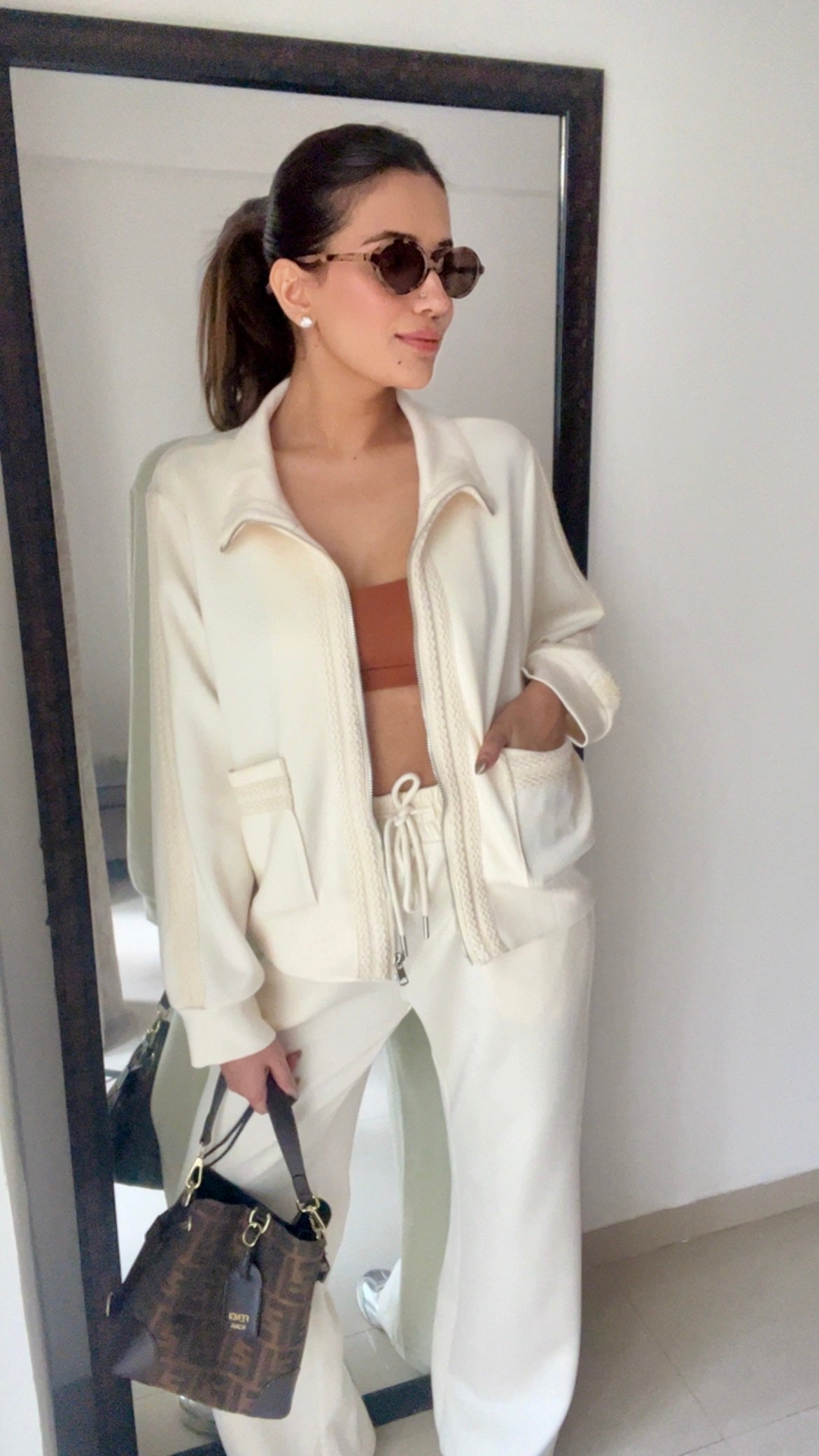 Textured Detailed Fall Lounge Set