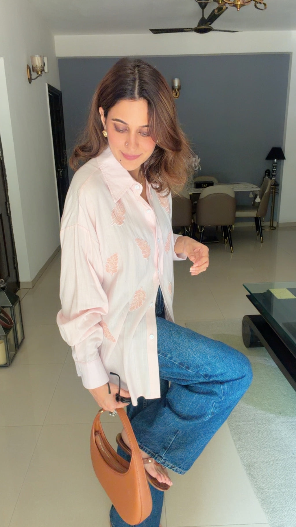 Linen Embroidered Shirt