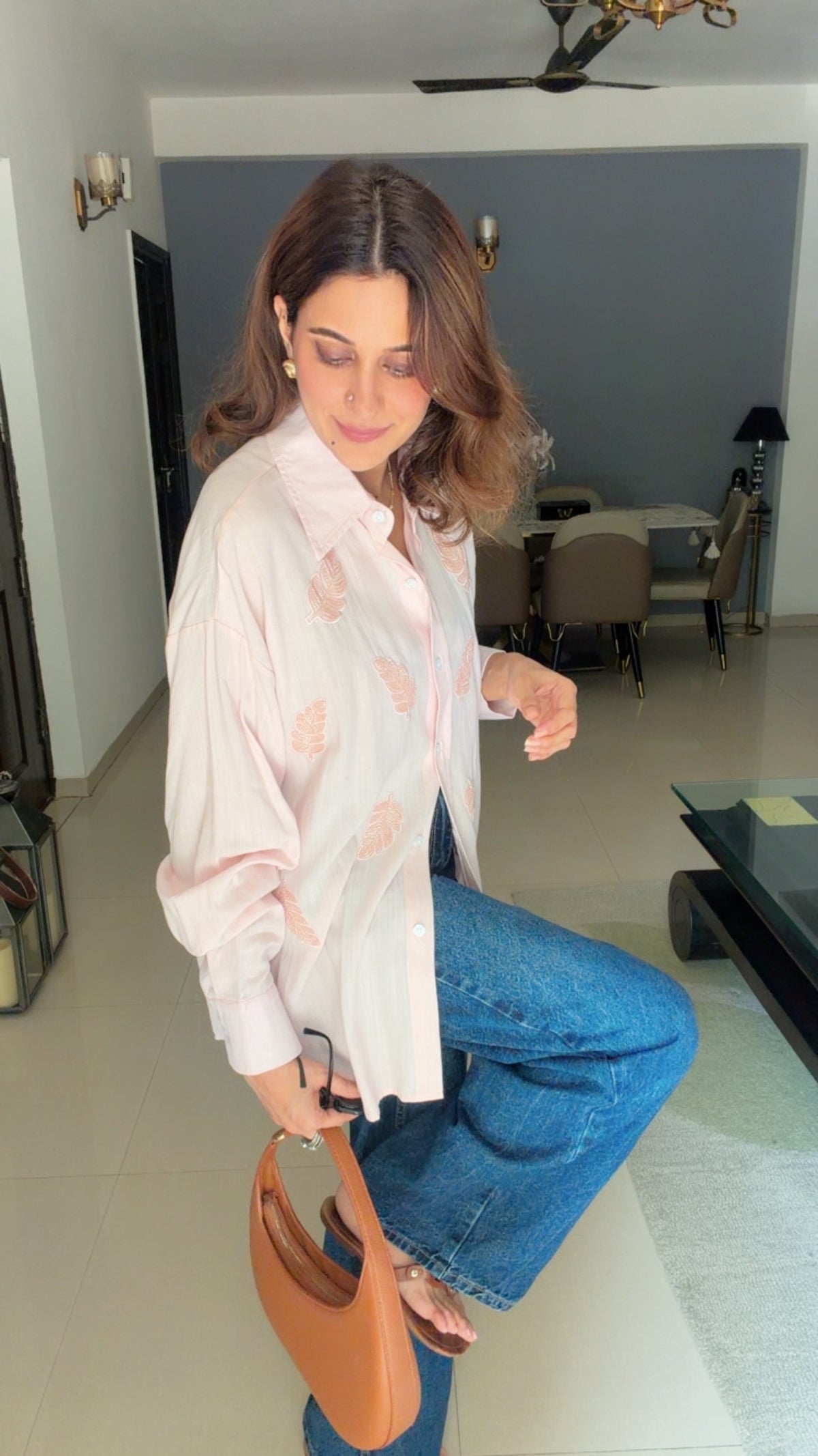 Linen Embroidered Shirt