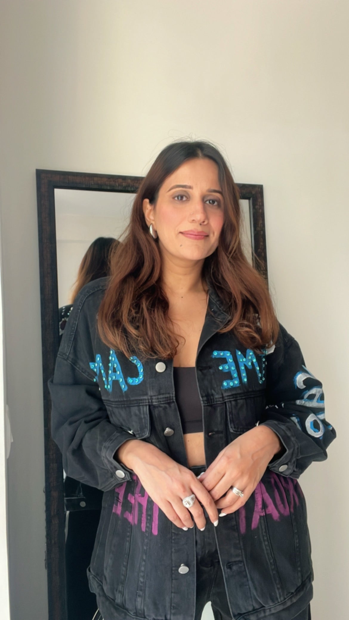 Statement Denim Fall Jacket