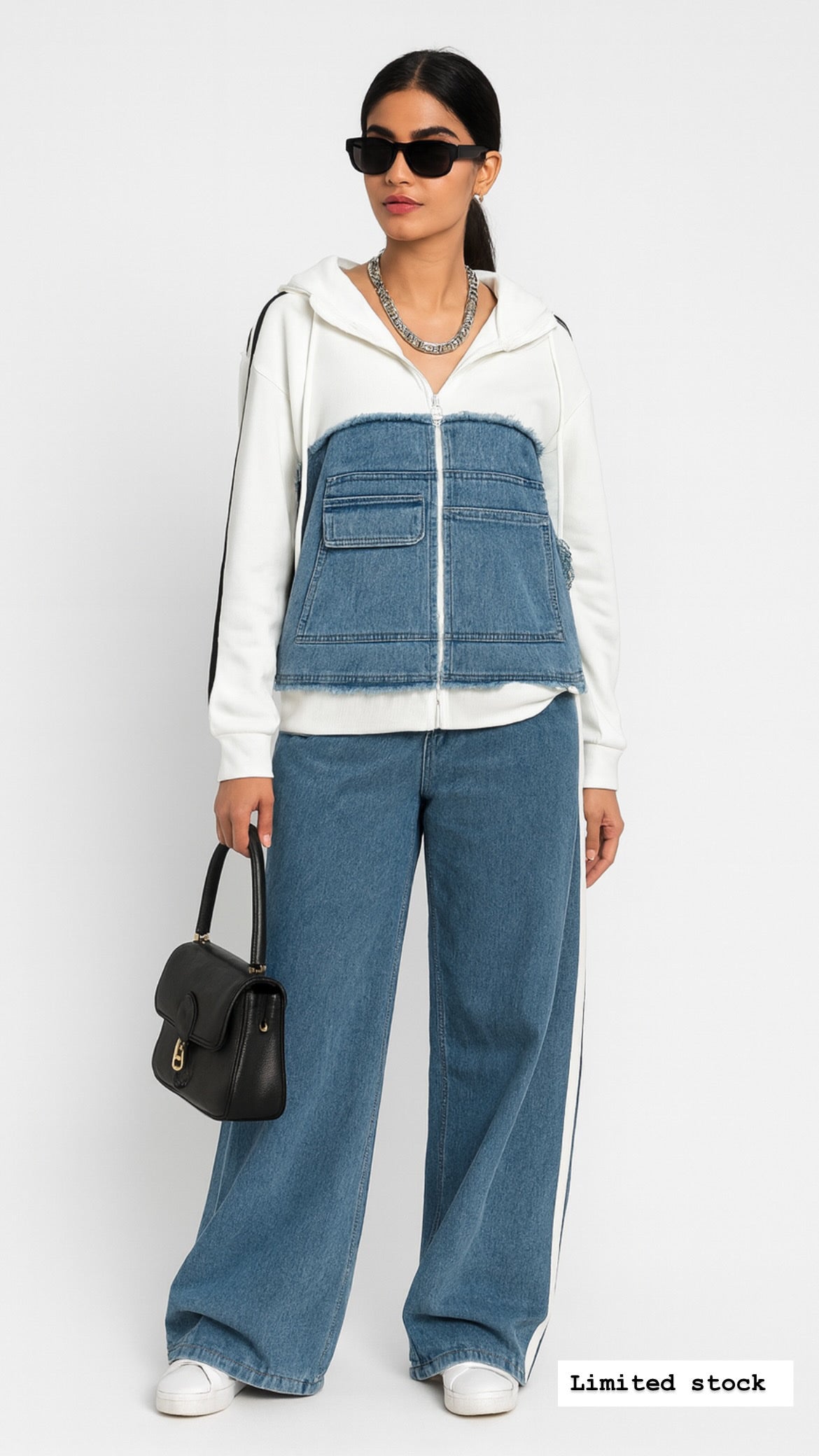 Grey Denim Fall Lounge Set