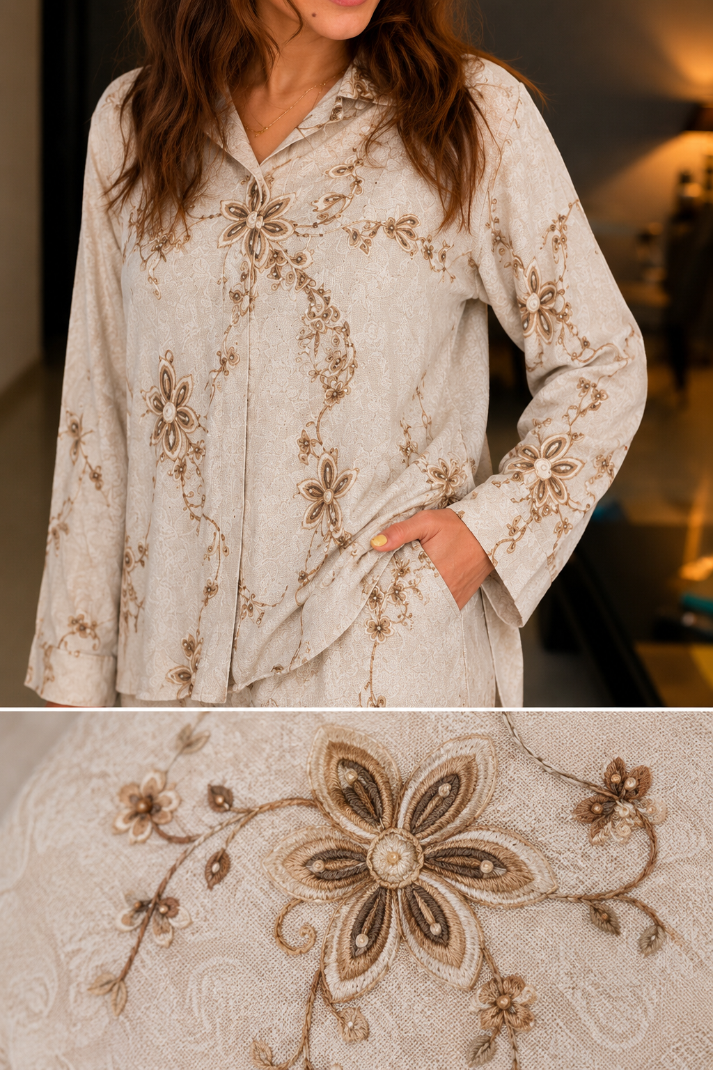 Ivory Vine Co-Ord Set