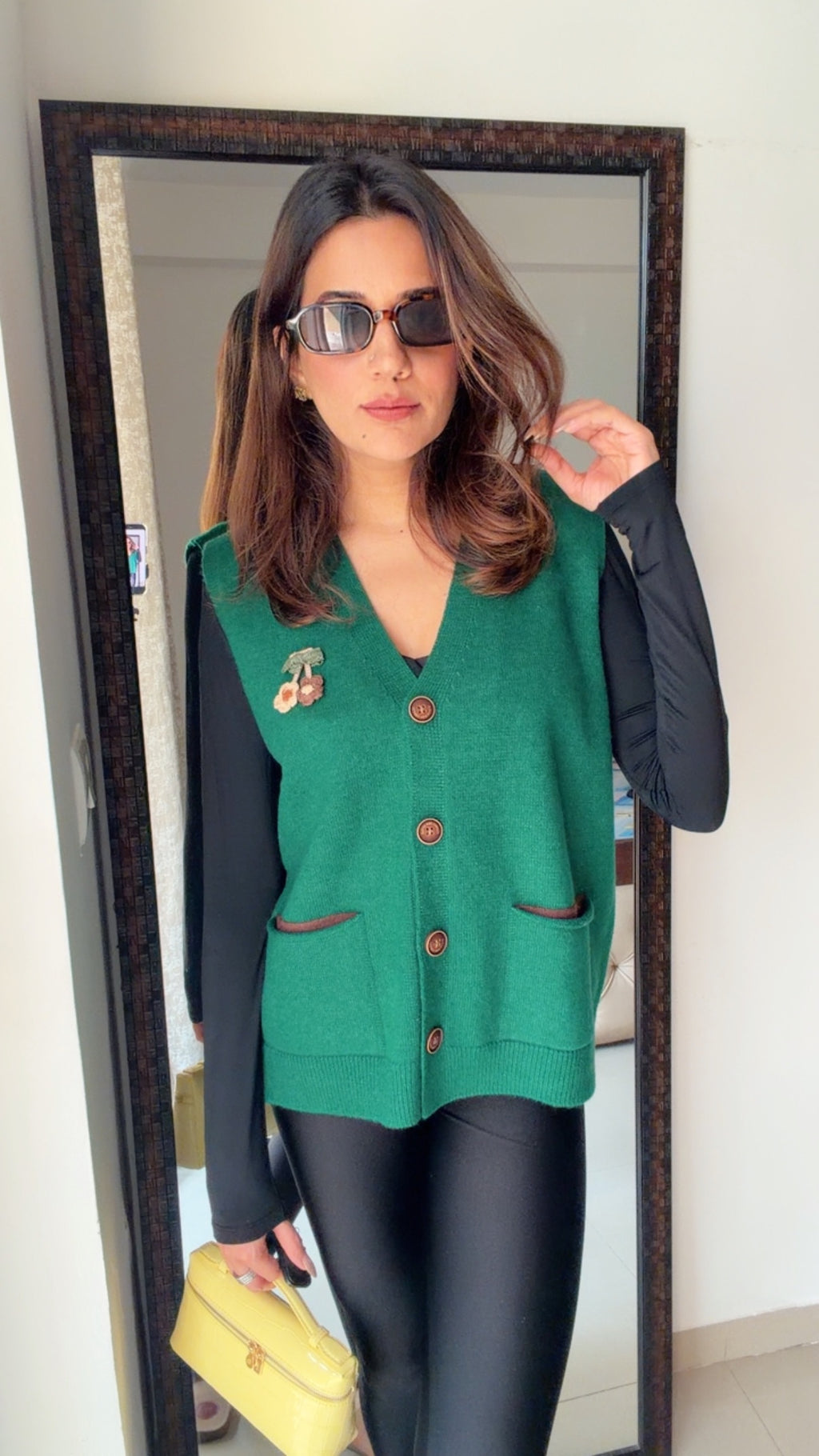 Dual Colored Fall Knit Vest