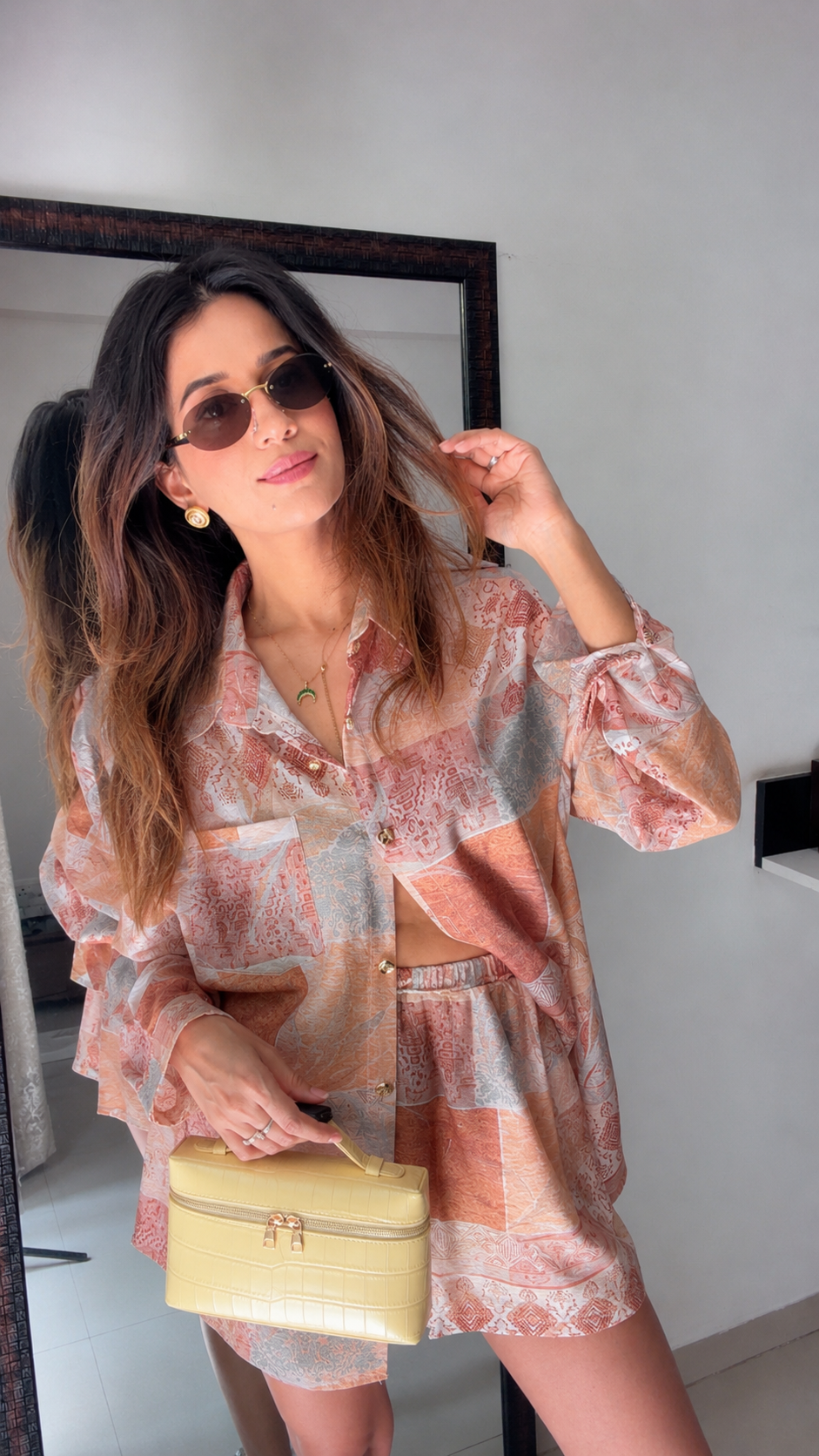 Sage Mosaic Printed Co-ord Set