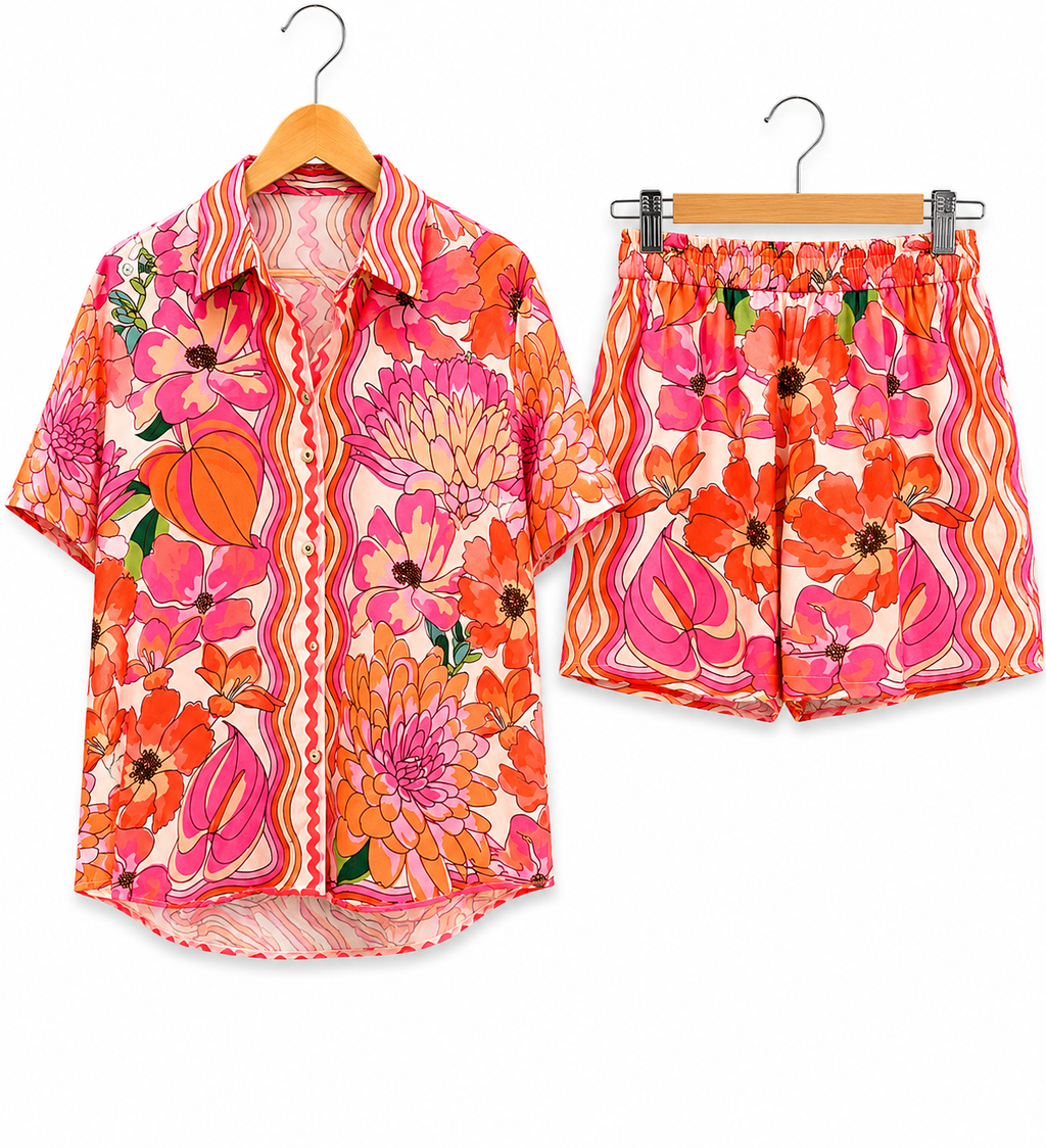 Sunset Postcard Co-ord Set