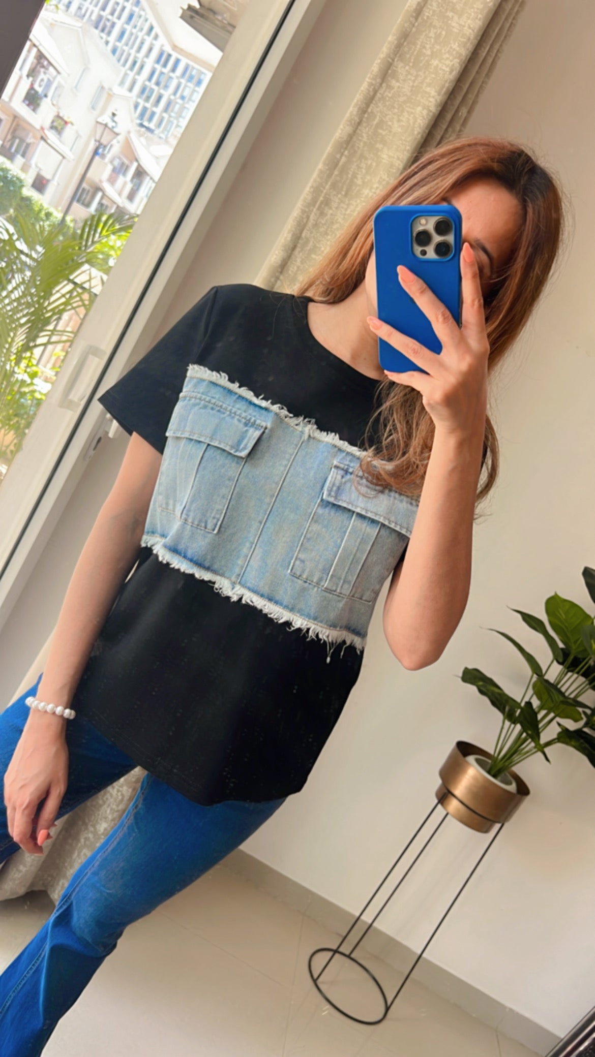 Classic Denim Patch Tee