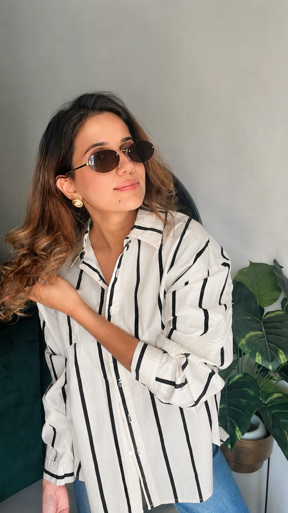 Poplin Lace detailed Shirt