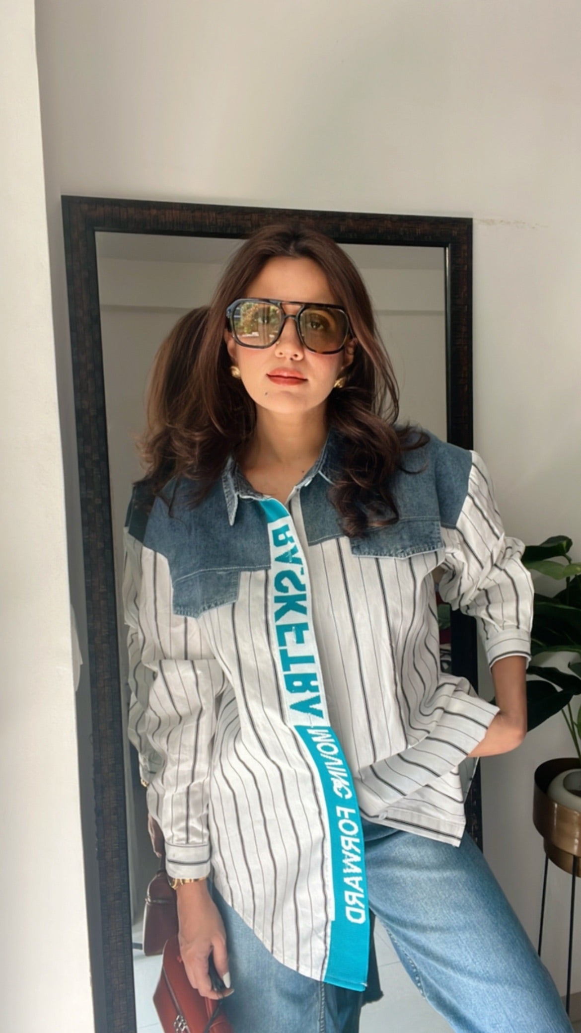 Denim Playful Poplin Shirt