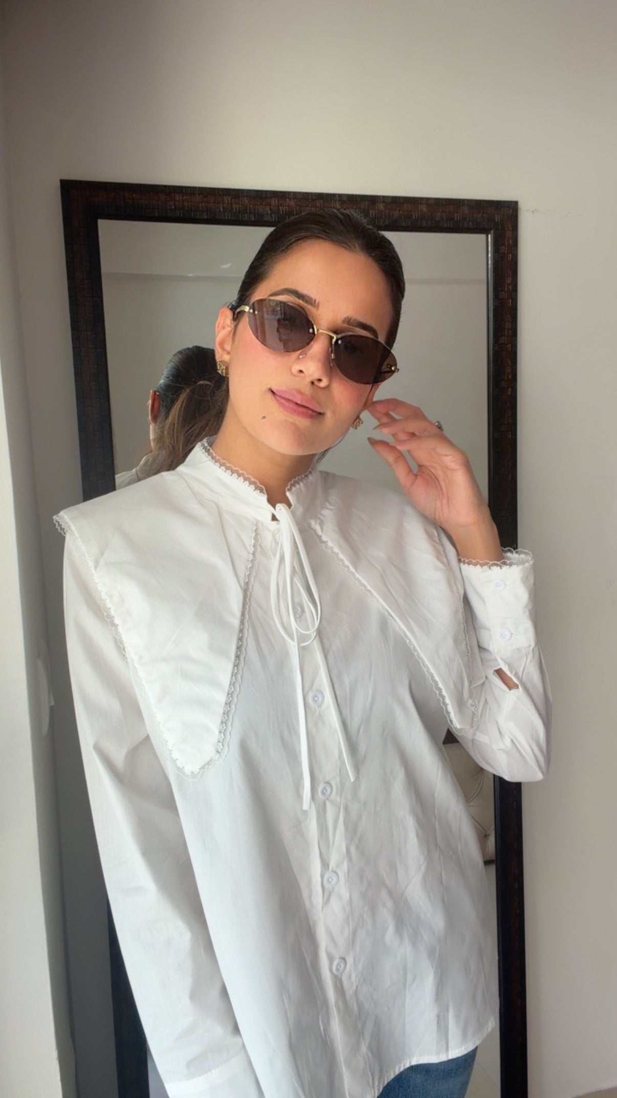 Tie Knot Poplin Shirt