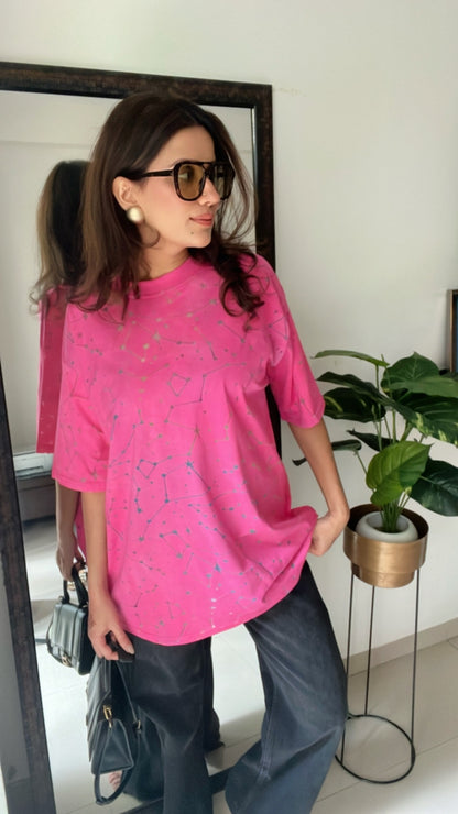 Galaxy Embossed Baby Soft Tee