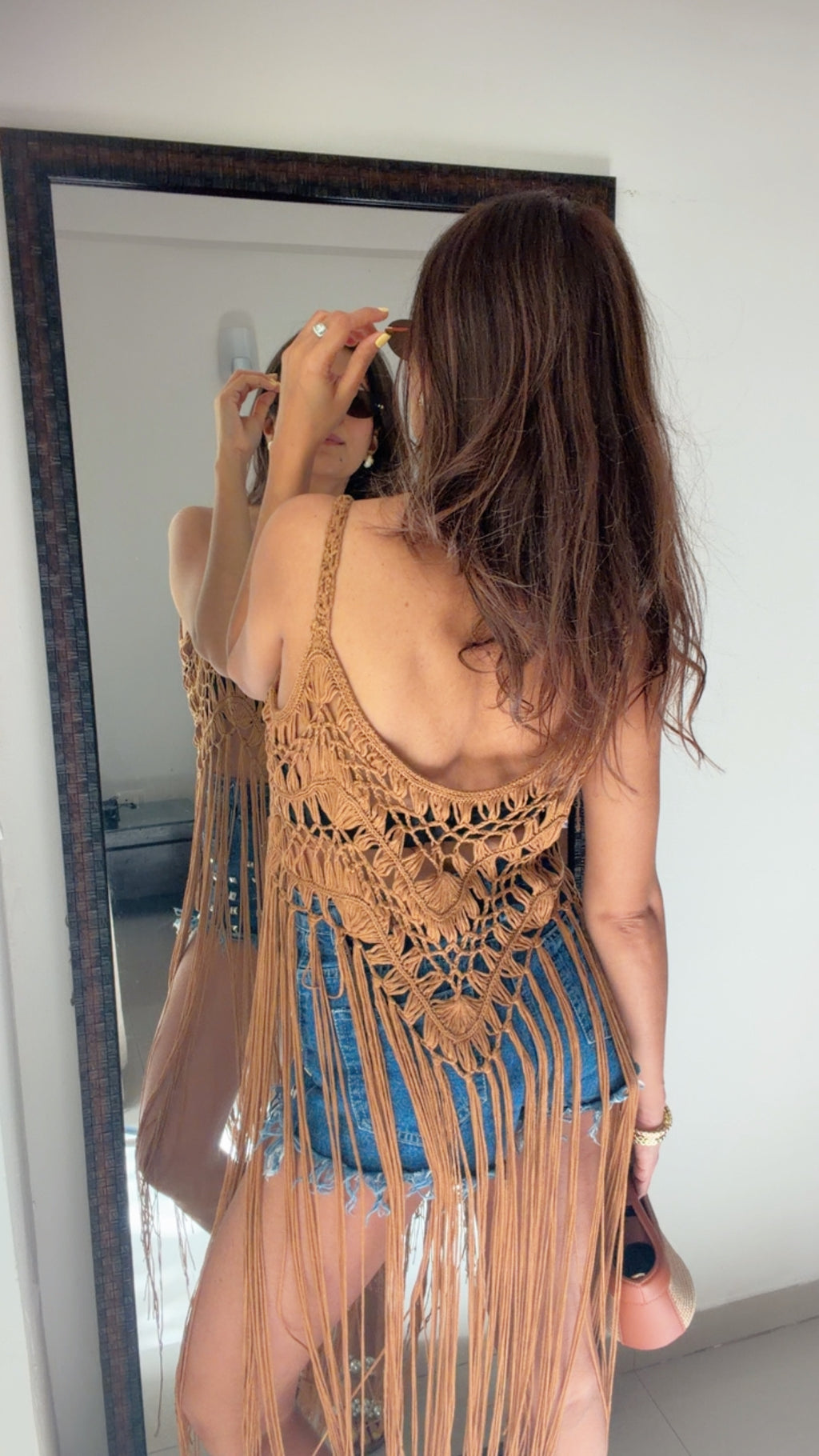 Fringe Crochet Cover Up