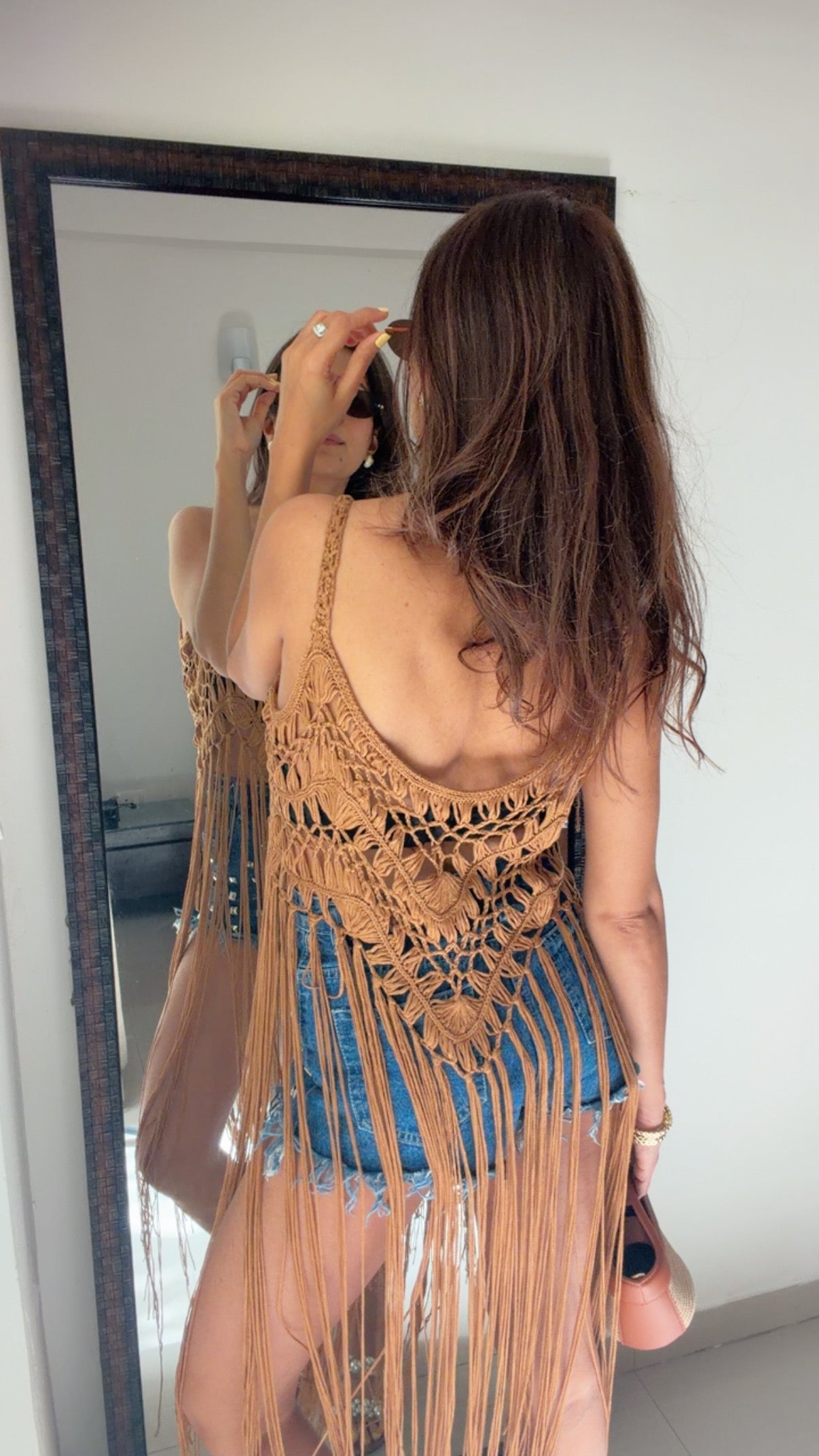 Fringe Crochet Cover Up