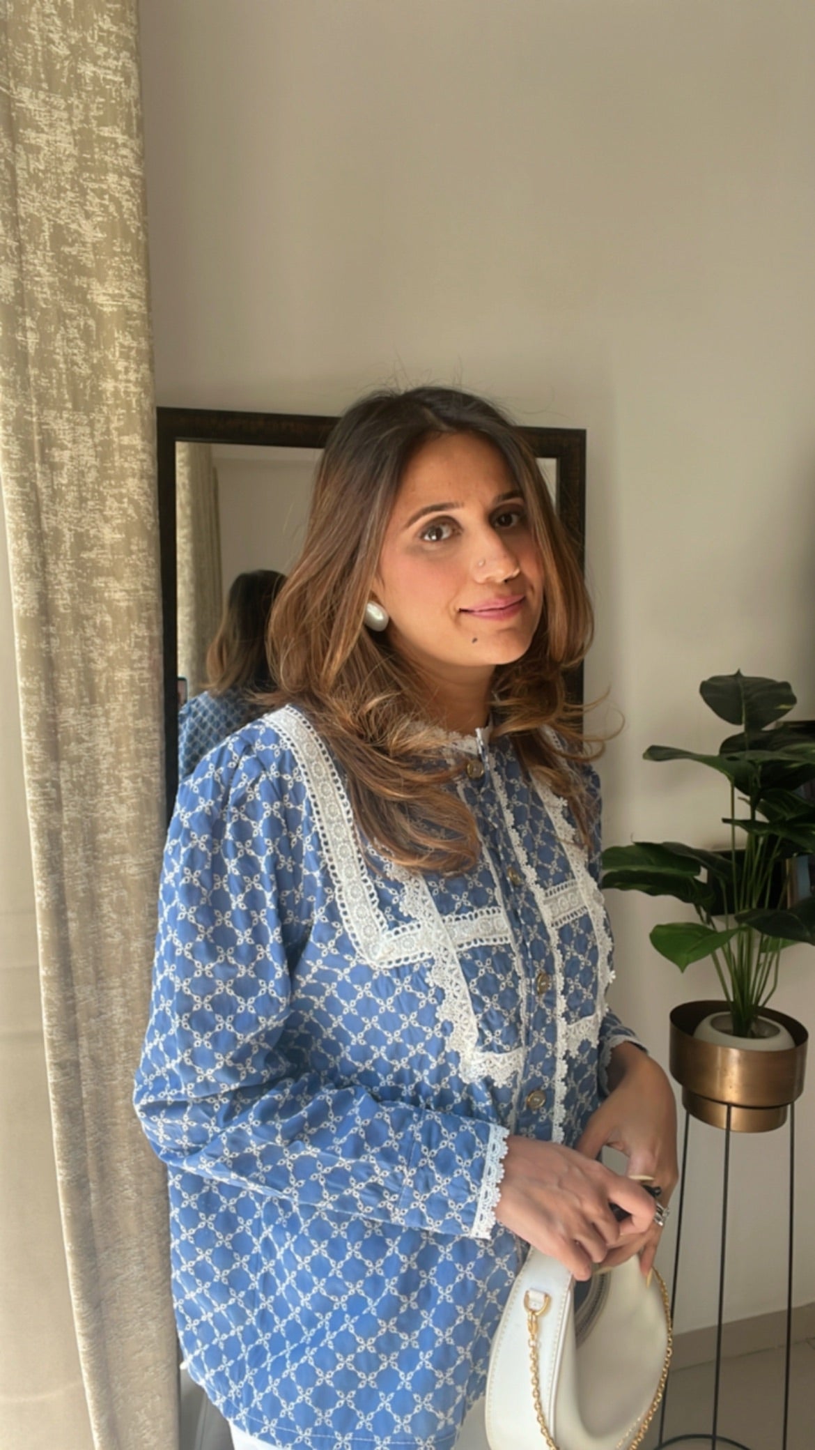 Lace Detailed Poplin Summer Top