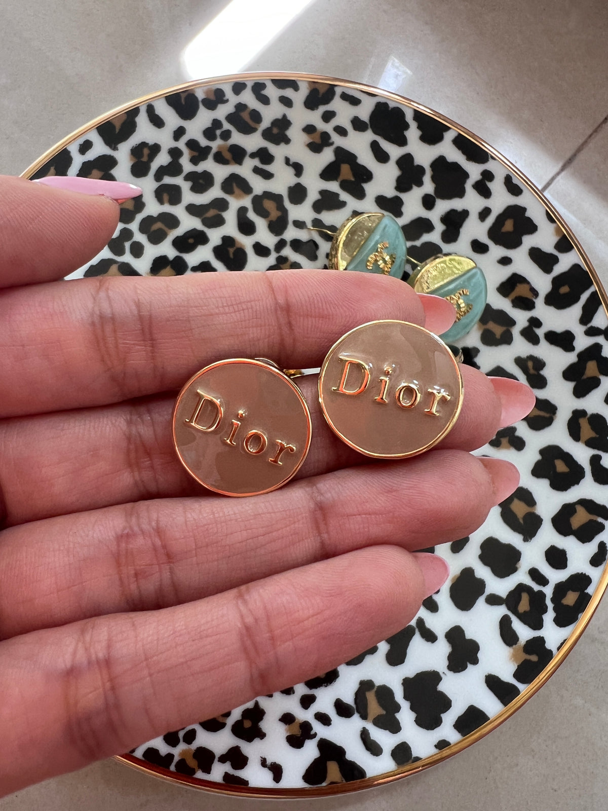 Button Earrings
