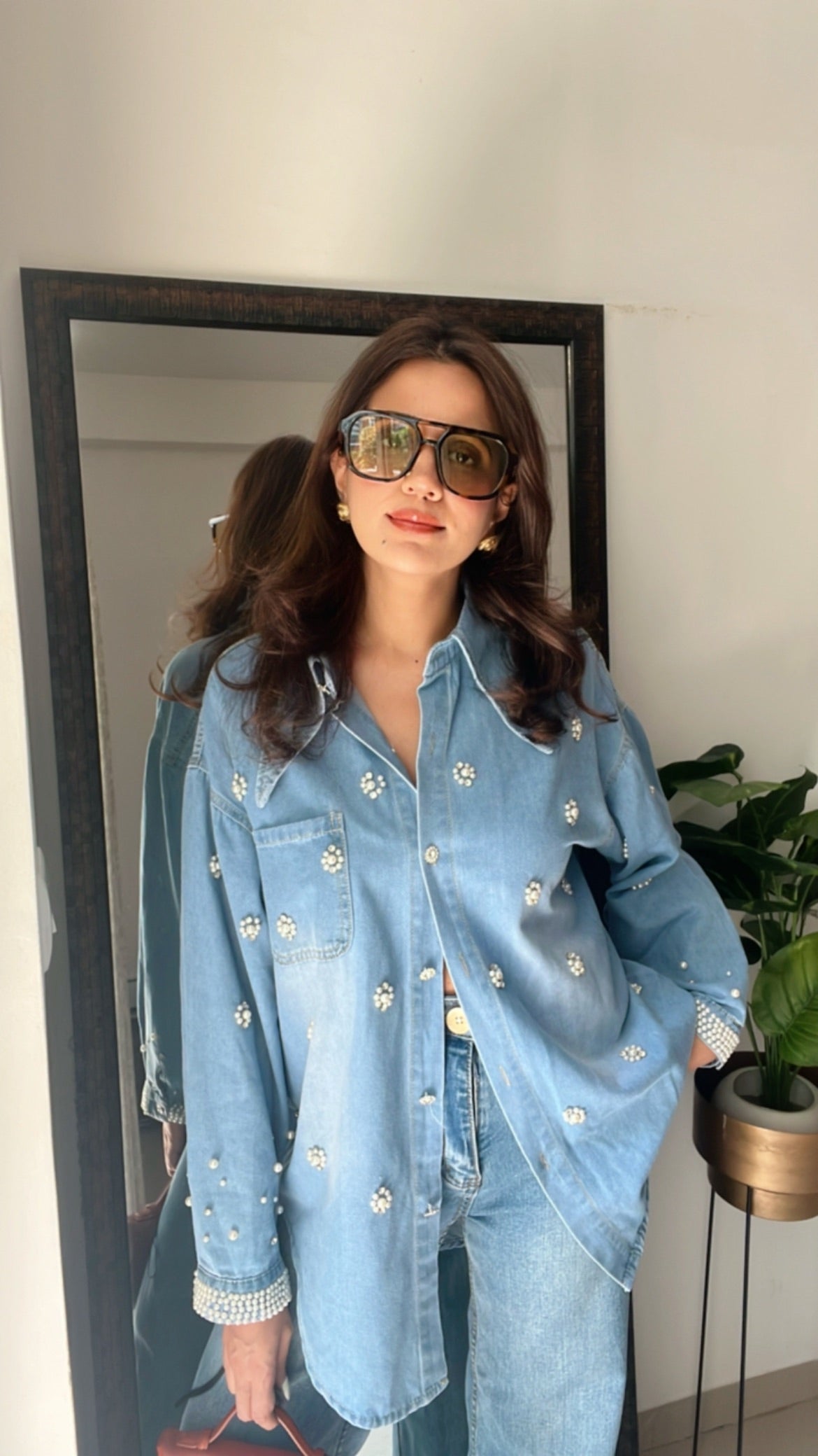 Pearl Denim Shirt