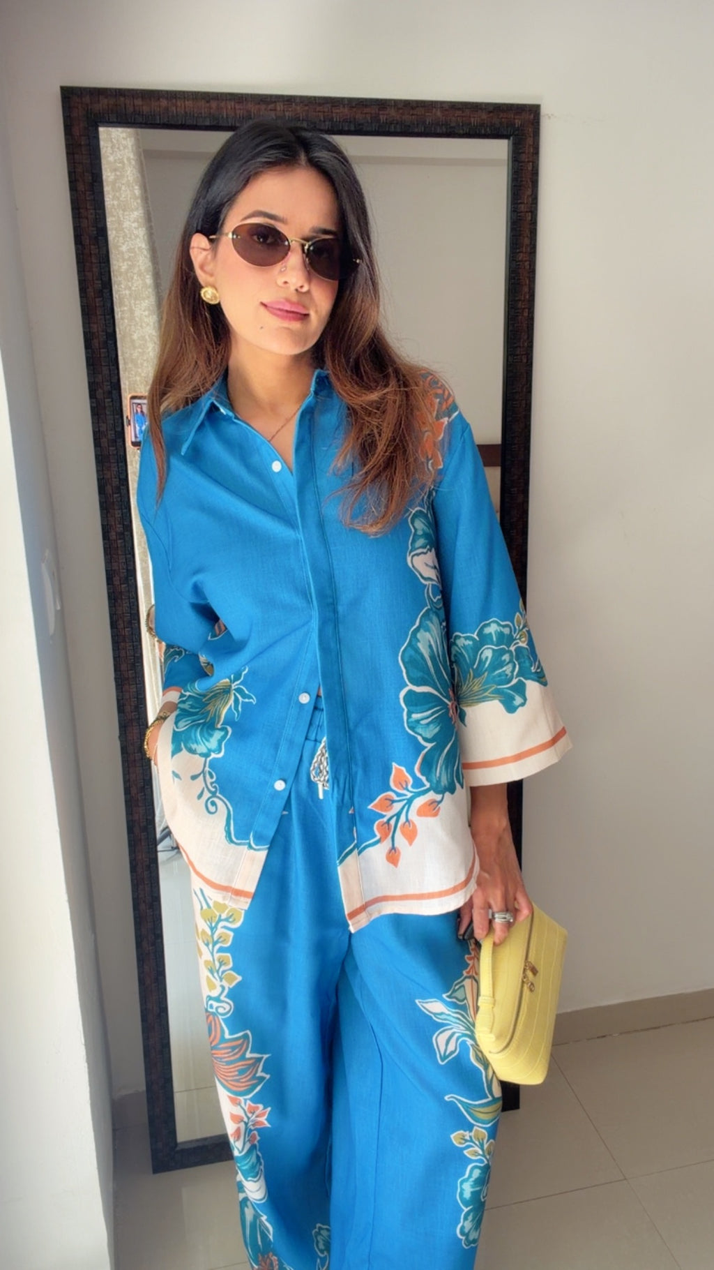 Azure Bloom Resort Co-ord Set