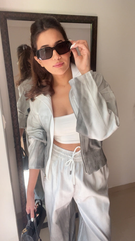 Ombre Denim Relaxed Lounge Set