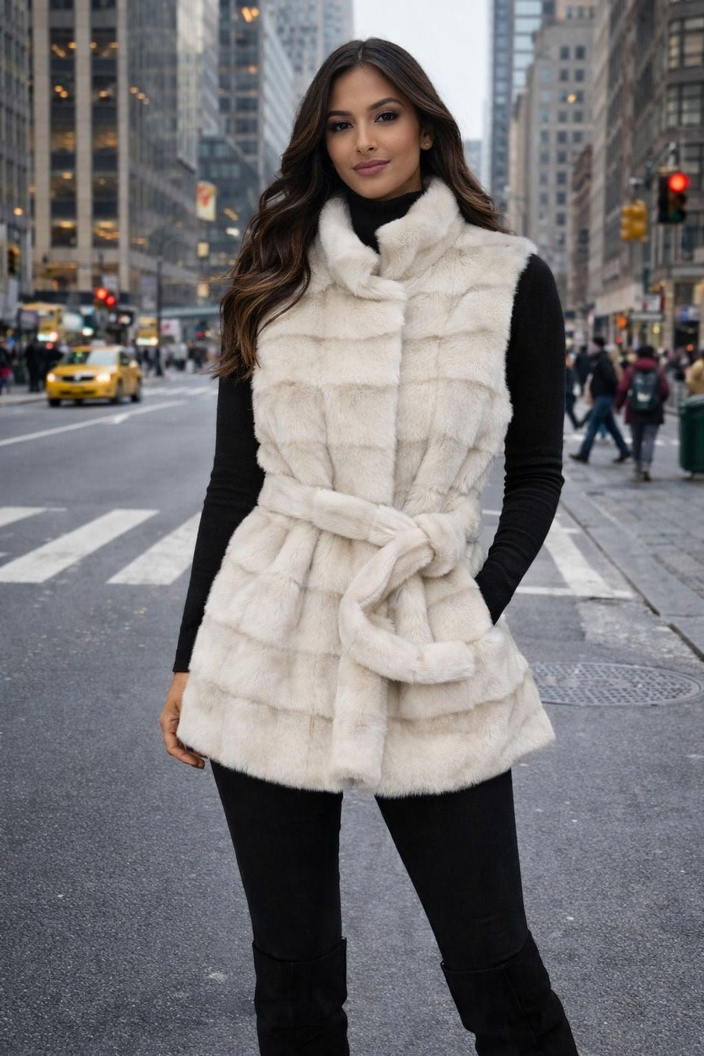 Luxe Faux Fur Fall Vest