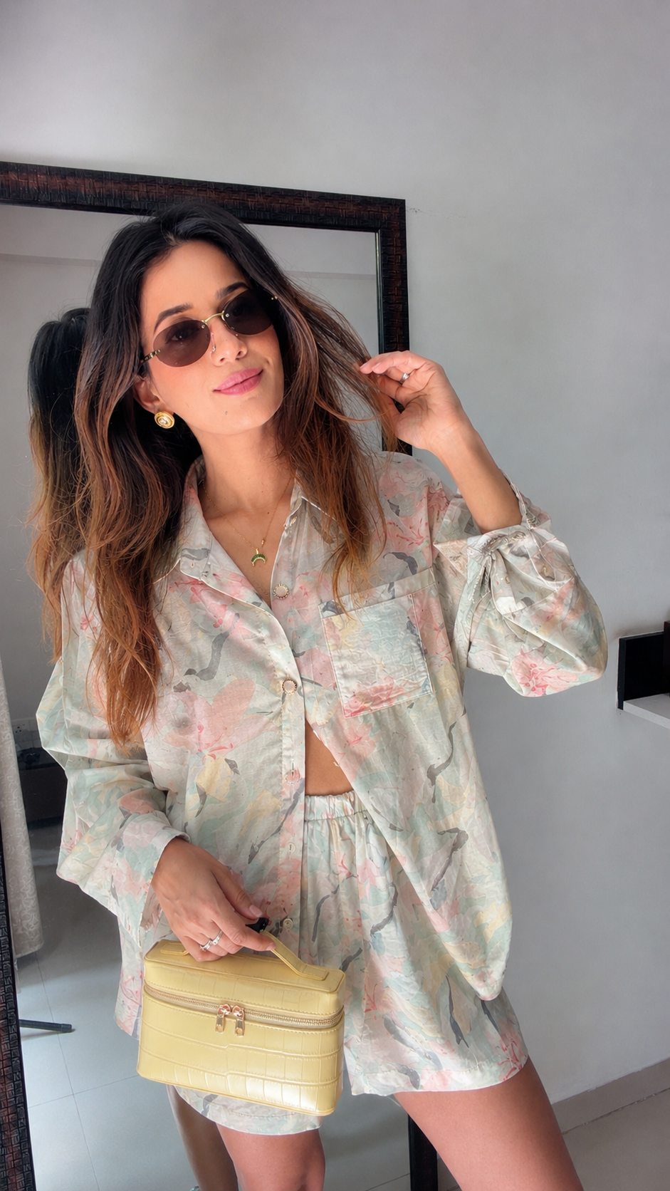 Sage Mosaic Printed Co-ord Set