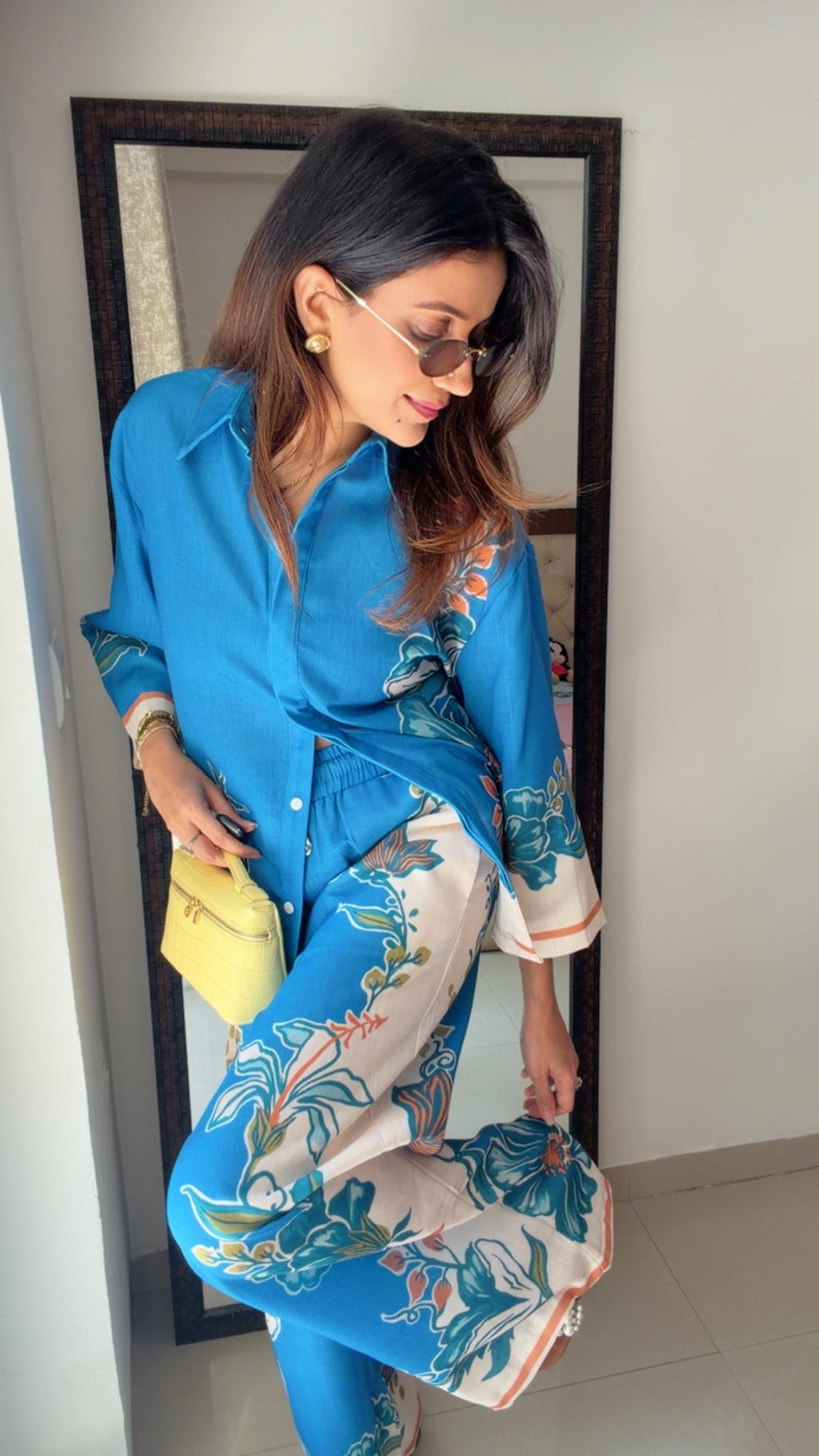 Azure Bloom Resort Co-ord Set