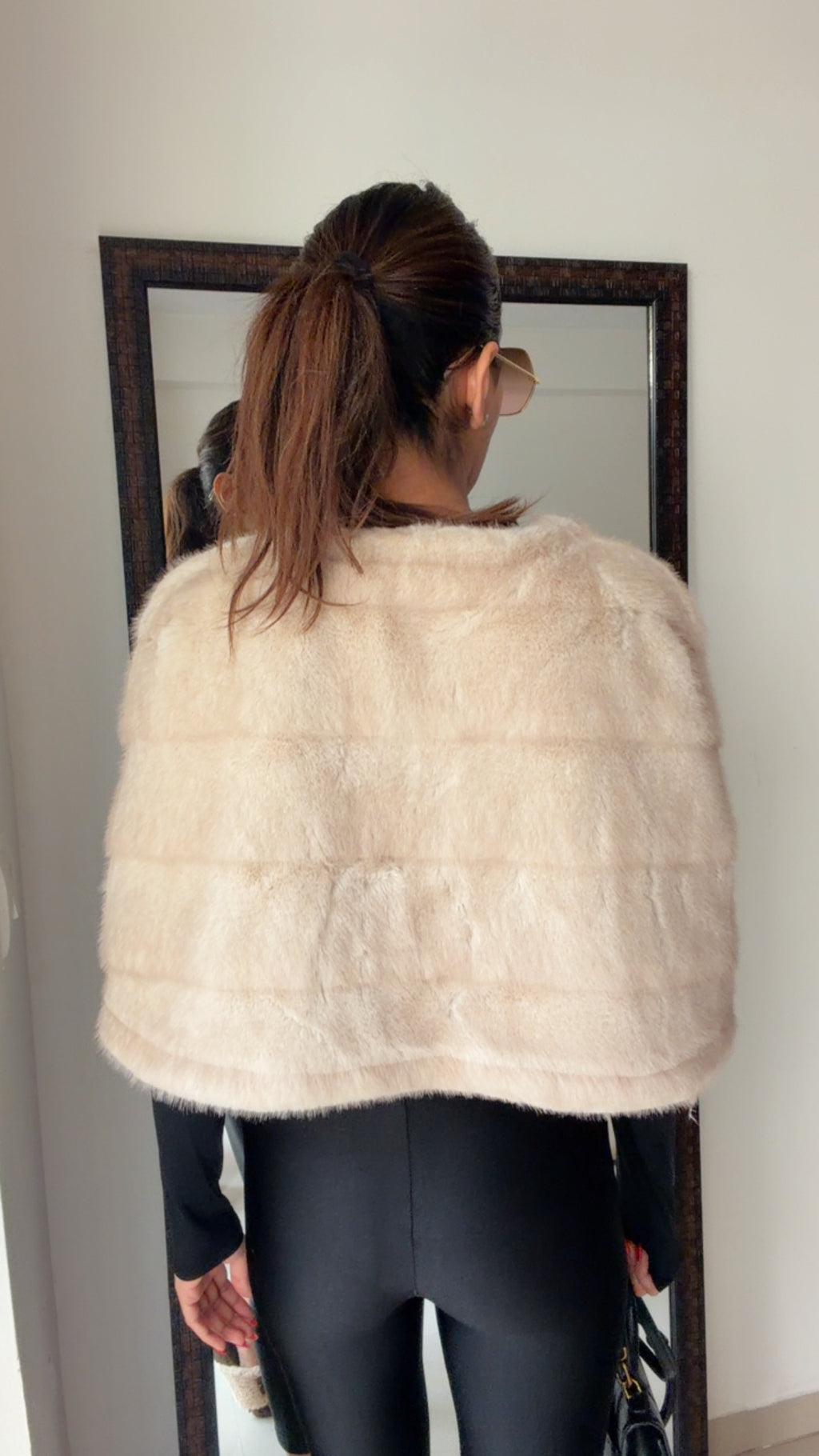 Luxe Faux Fur Fall Cape