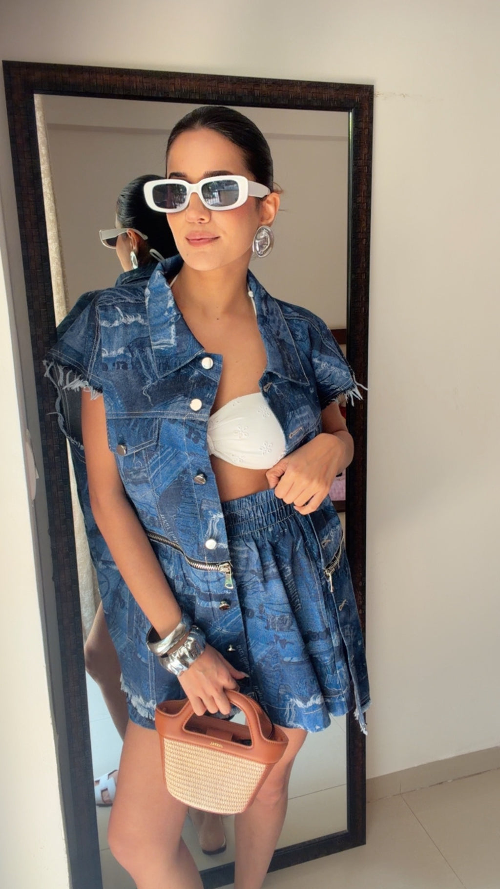 The Riviera Denim Co-ord Set