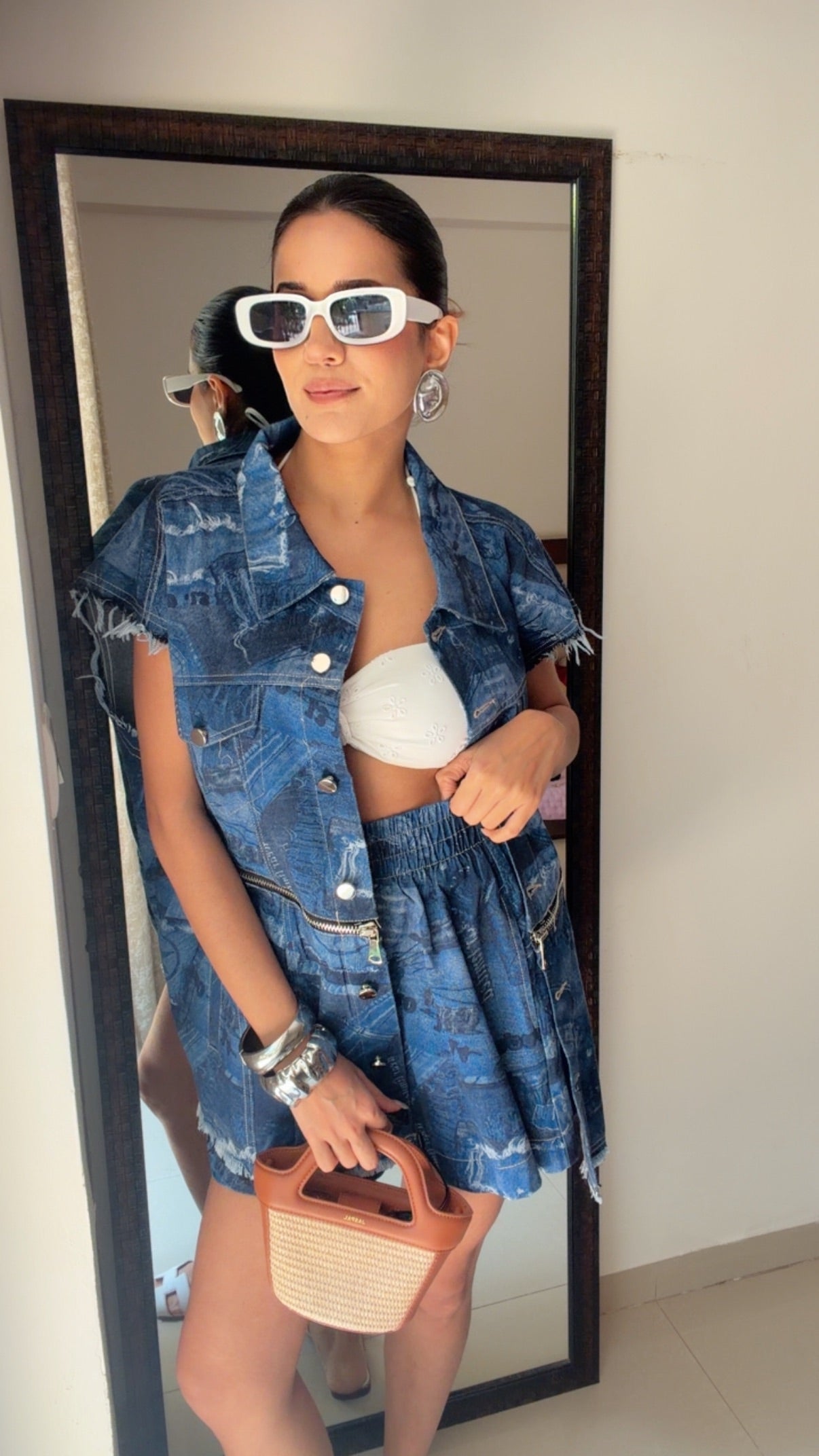 The Riviera Denim Co-ord Set