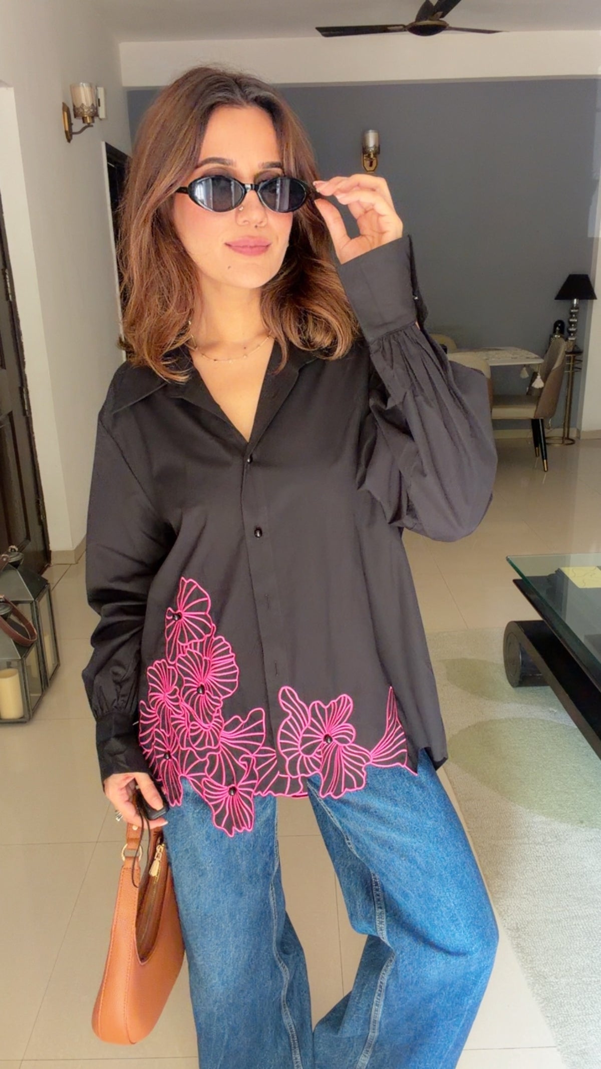 Petal Poetry Poplin Shirt
