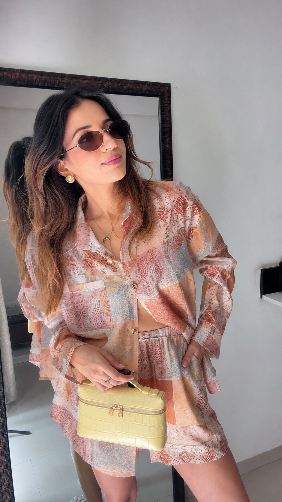 Sage Mosaic Printed Co-ord Set