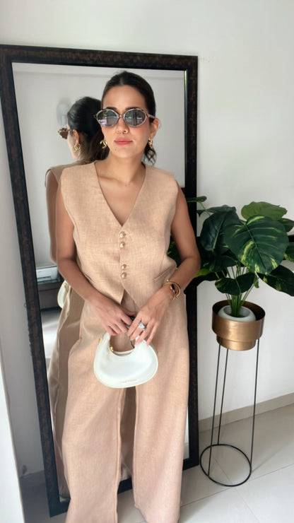 Linen Vest Co-ord