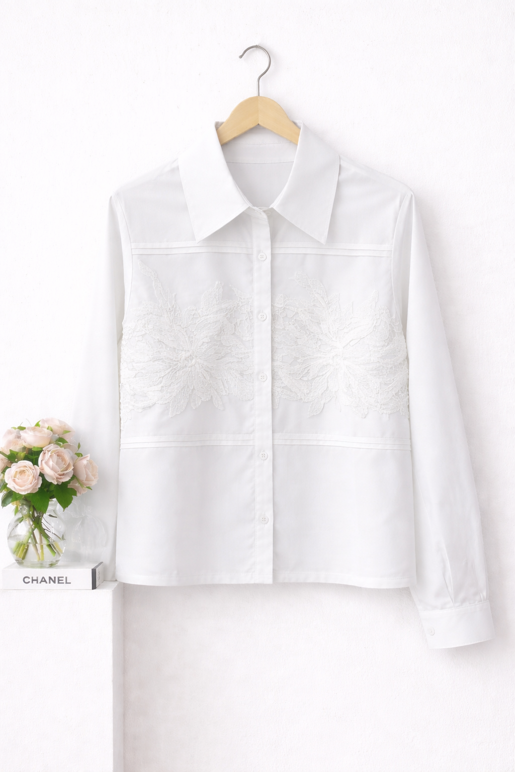 Embroidered Poplin Shirt