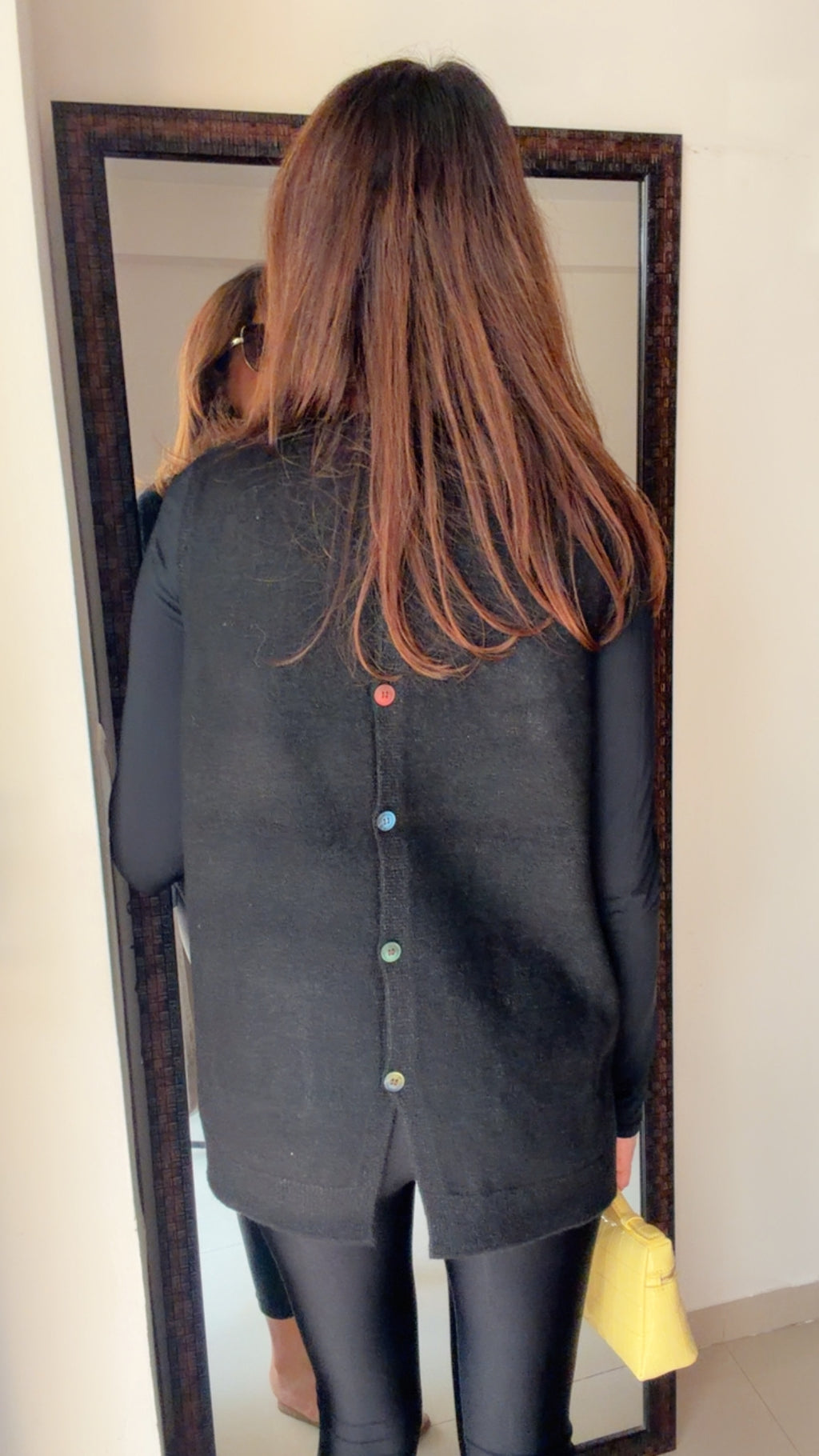 Buttoned Knit Fall Vest