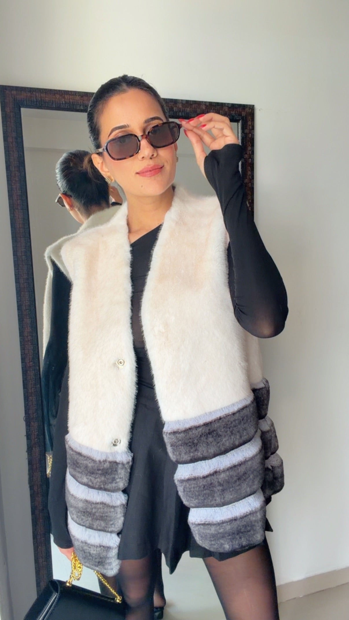 Faux Fur Fall Vest