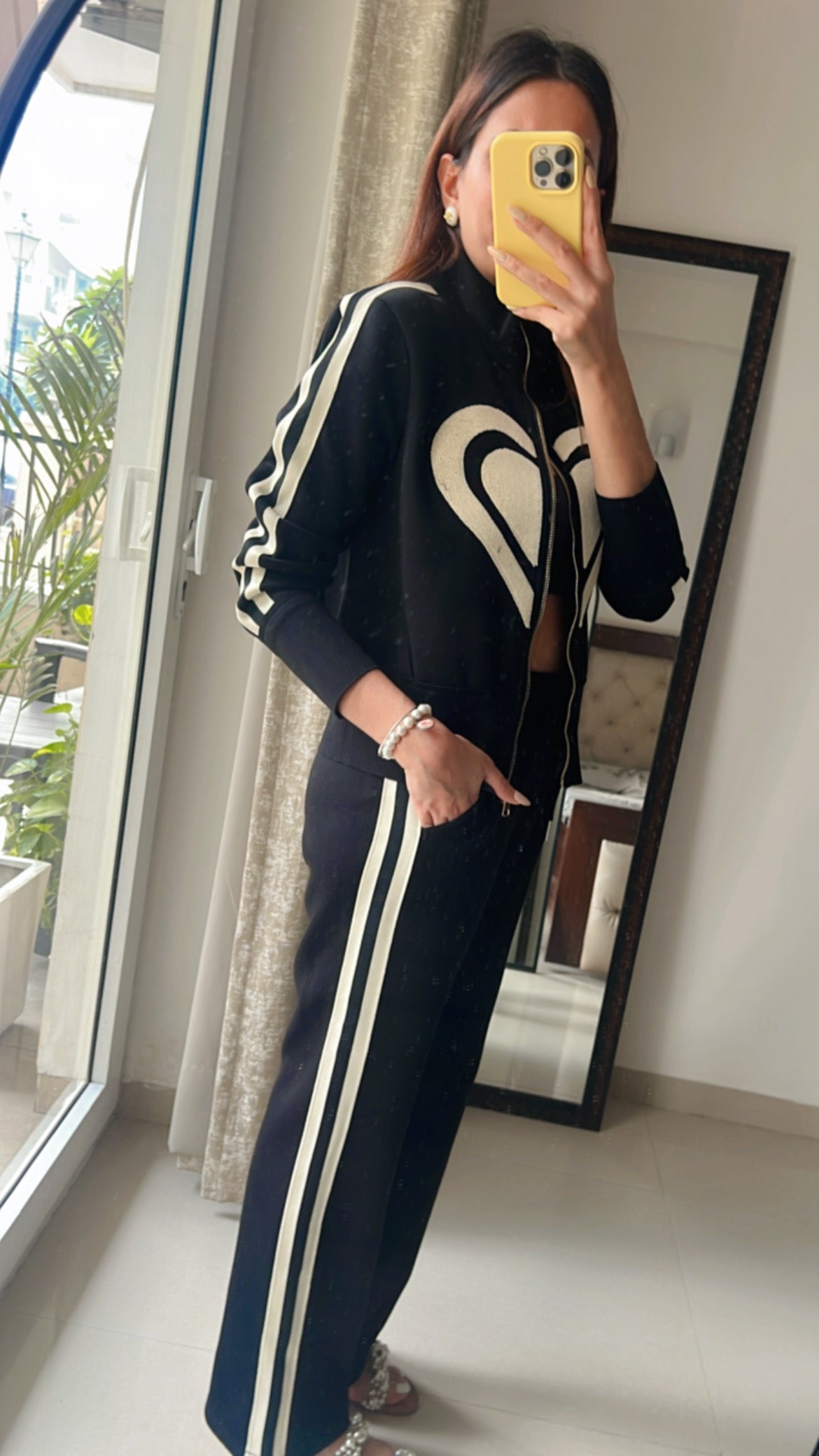 Heart Striped Fall Lounge Set