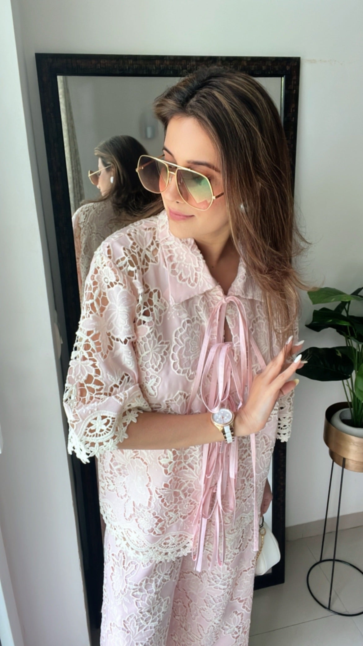 Dusty Pink Tie Knot Co-ord
