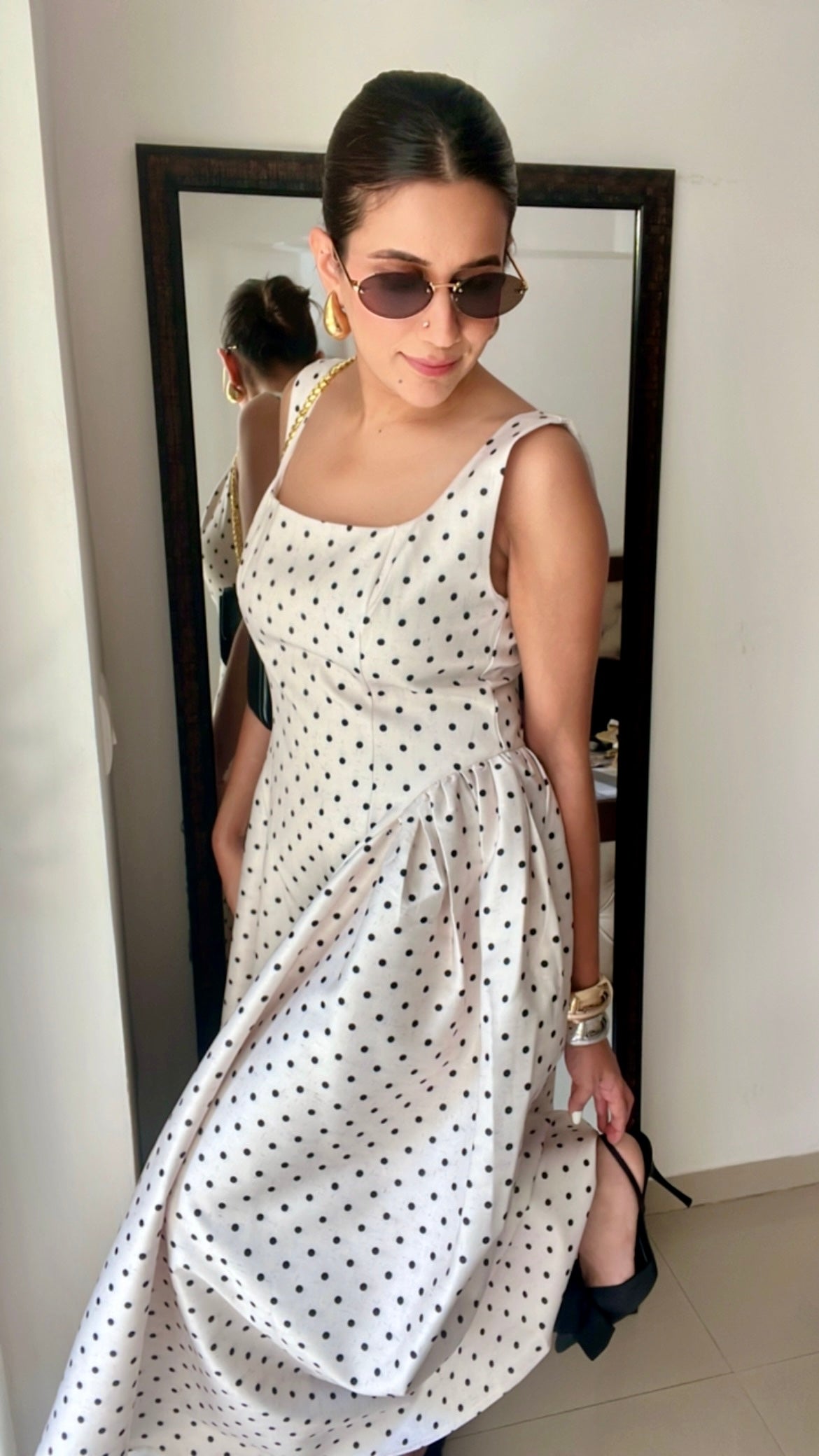 Polka Grace Voluminous Dress