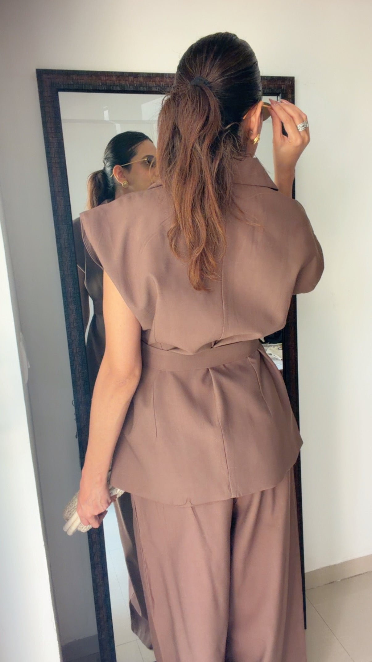 Elevated Luxe Belted Ensemble Co-ord Set