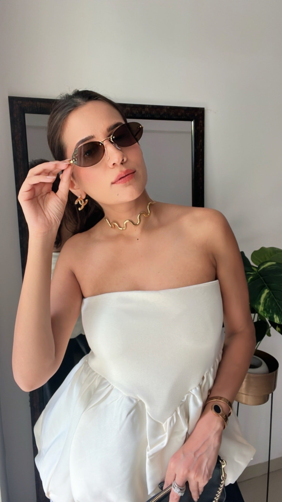 Flounce Statement Top
