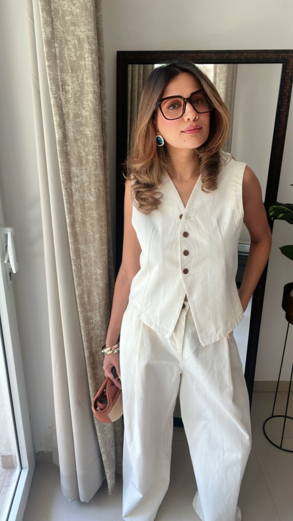 Soft Waistcoat with Baggy Pants co-ord