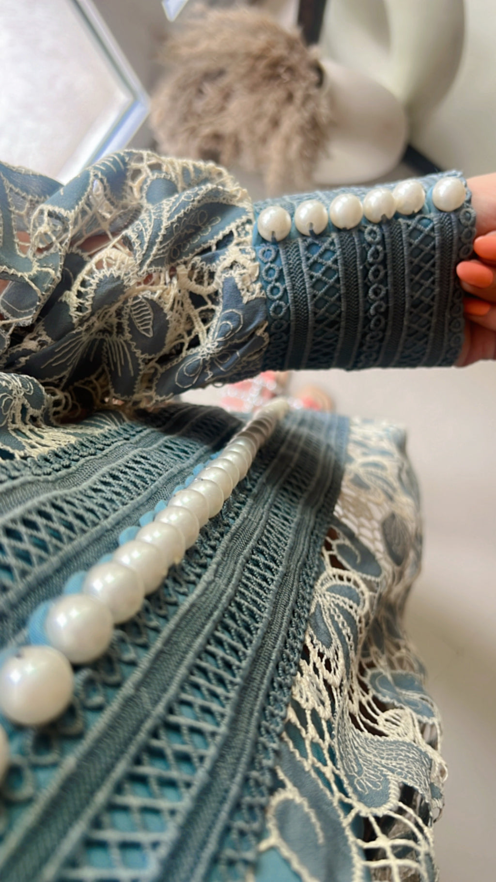 Lace Pearl Overdosed Shirt