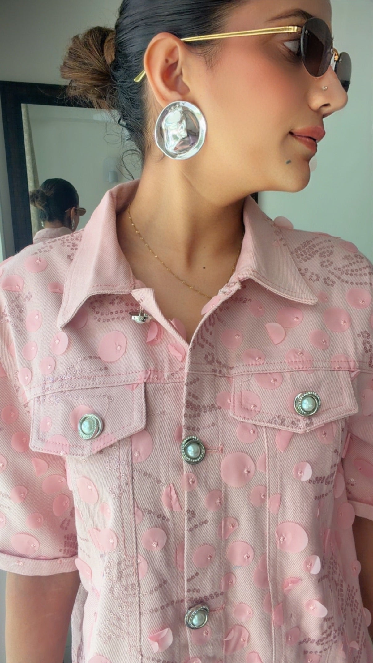Cloud Wash Denim Dress