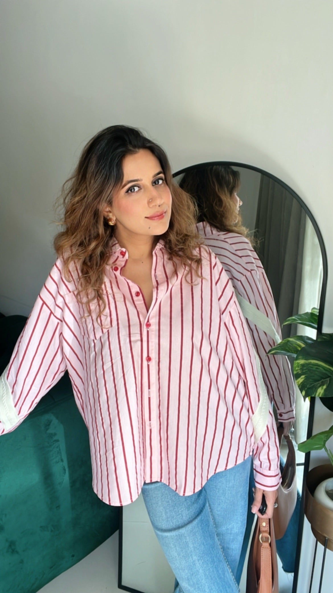 Poplin Lace detailed Shirt