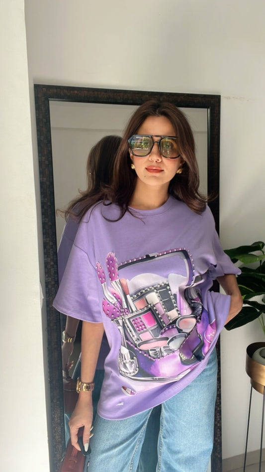 Studded Makeup inspired Tee