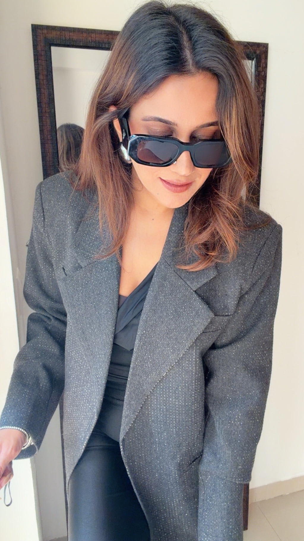 Swarovski Studded Fall Coat