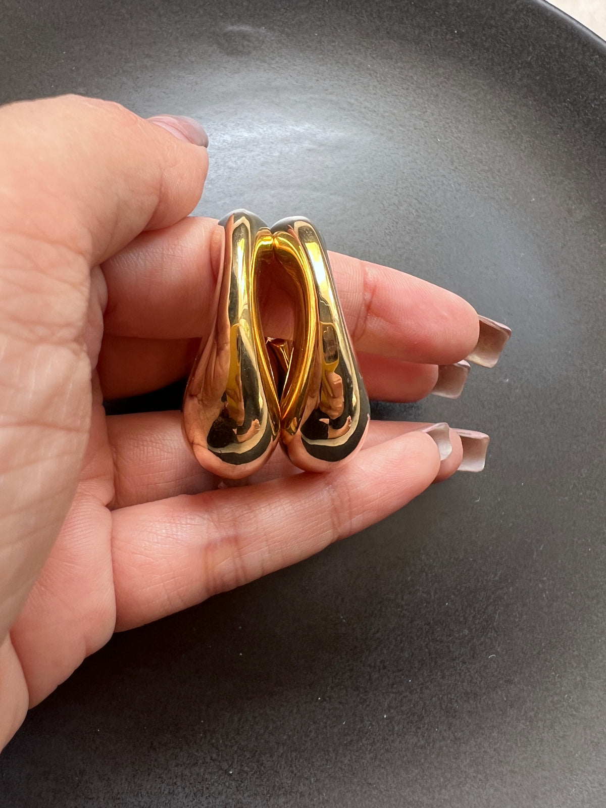 Gold Statement Earrings